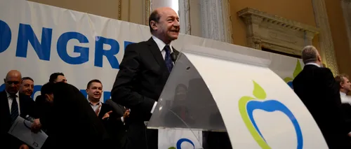 Băsescu, votat președinte al PMP în unanimitate