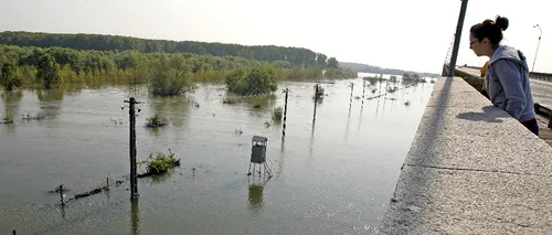 Cod portocaliu de inundații pe Dunăre. Până când sunt valabile atenționările hidrologilor