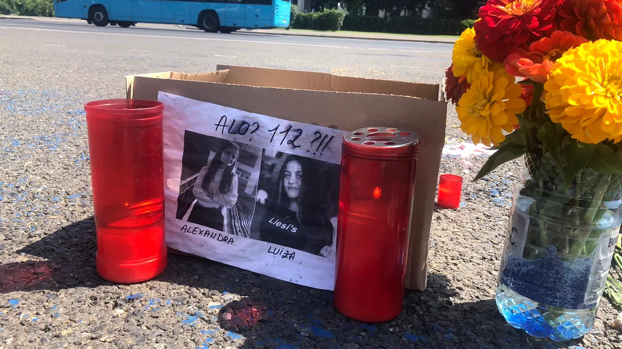 Protest 10 august | Pozele Alexandrei și Luizei, însoțite de mesajul „Alo, 112?