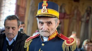 FOTO | Veteranul de război Irod Moisă, singurul militar român din Garda Regală rămas în viaţă, împlineşte 100 de ani
