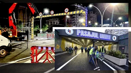 PASAJUL UNIRII din București riscă să se prăbușească. Ce costuri implică repararea planșeului care îl susține