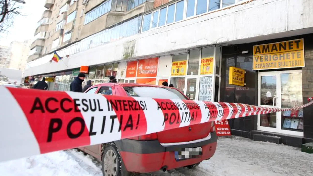 JAF la o casă de amanet din Rahova. Agresorul a furat 4.000 de lei