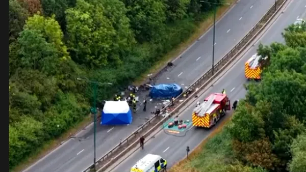 Accident devastator pe o șosea din Marea Britanie: Doi polițiști și alte cinci persoane au murit
