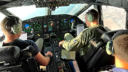 Militarii români au intervenit cu trei aeronave pentru stingerea incendiilor de pădure din Slovenia (FOTO + VIDEO)