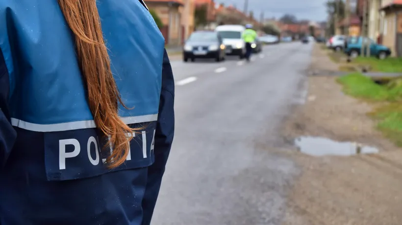 O polițistă din București și-a pierdut arma în toaleta unei benzinării
