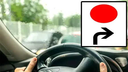 Puțini șoferi știu ce înseamnă INDICATORUL rutier cu cerc roșu și săgeată neagră. Unde poate fi întâlnit