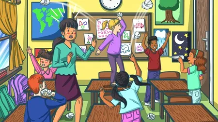 Test de perspicacitate | Găsiți penarul din sala de clasă!