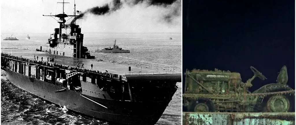 Descoperire TULBURĂTOARE făcută la bordul epavei USS Hornet, faimosul portavion american scufundat de japonezi în 1942