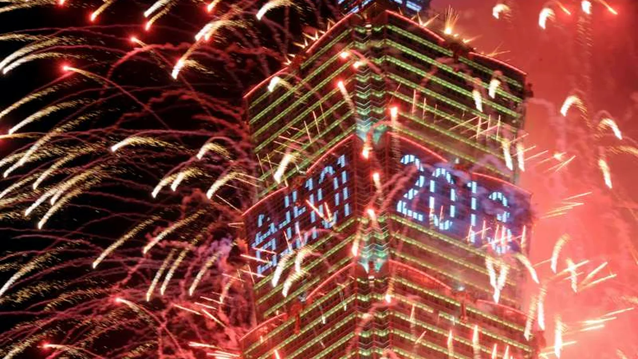 ANUL NOU 2013 - festivități spectaculoase și focuri de artificii în toată lumea. VIDEO