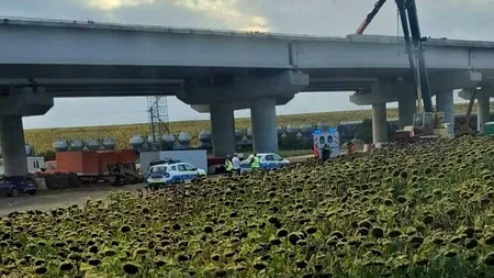 Un muncitor a murit după ce a căzut de la 10 metri, de pe un pod în construcție. Tragedie pe șantierul Autostrăzii A7