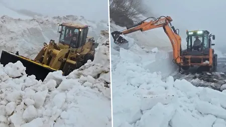 Luptă cu nămeții de peste 5 metri pe Transfăgărășan. Când ar putea fi redeschis unul dintre cele mai spectaculoase drumuri din România