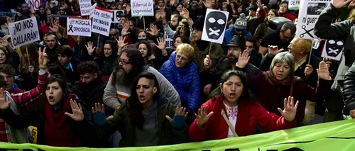 Manifestații în Spania împotriva unui proiect de lege privind ordinea publică  