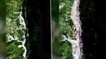 Dezastrul provocat de viituri în Nepal. Imagini din satelit înainte și după. Bilanțul a ajuns la 469 de morți
