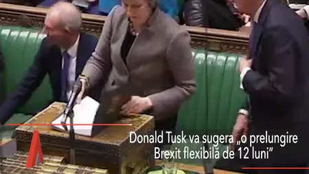 Președintele Consiliului European, Donald Tusk, va sugera „o prelungire Brexit flexibilă de 12 luni