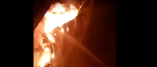 Incendiu uriaș la o fabrică din Topoloveni a unui celebru om de afaceri libanez. VIDEO