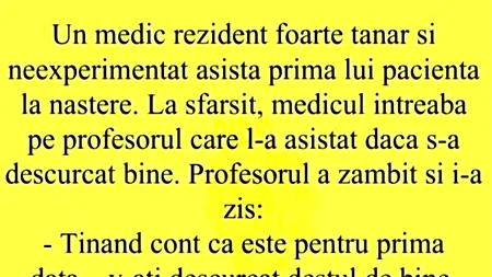 Bancul de vineri | Medicul neexperimentat și prima naștere