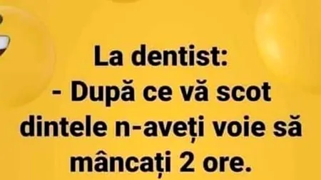 BANCUL de luni | La dentist