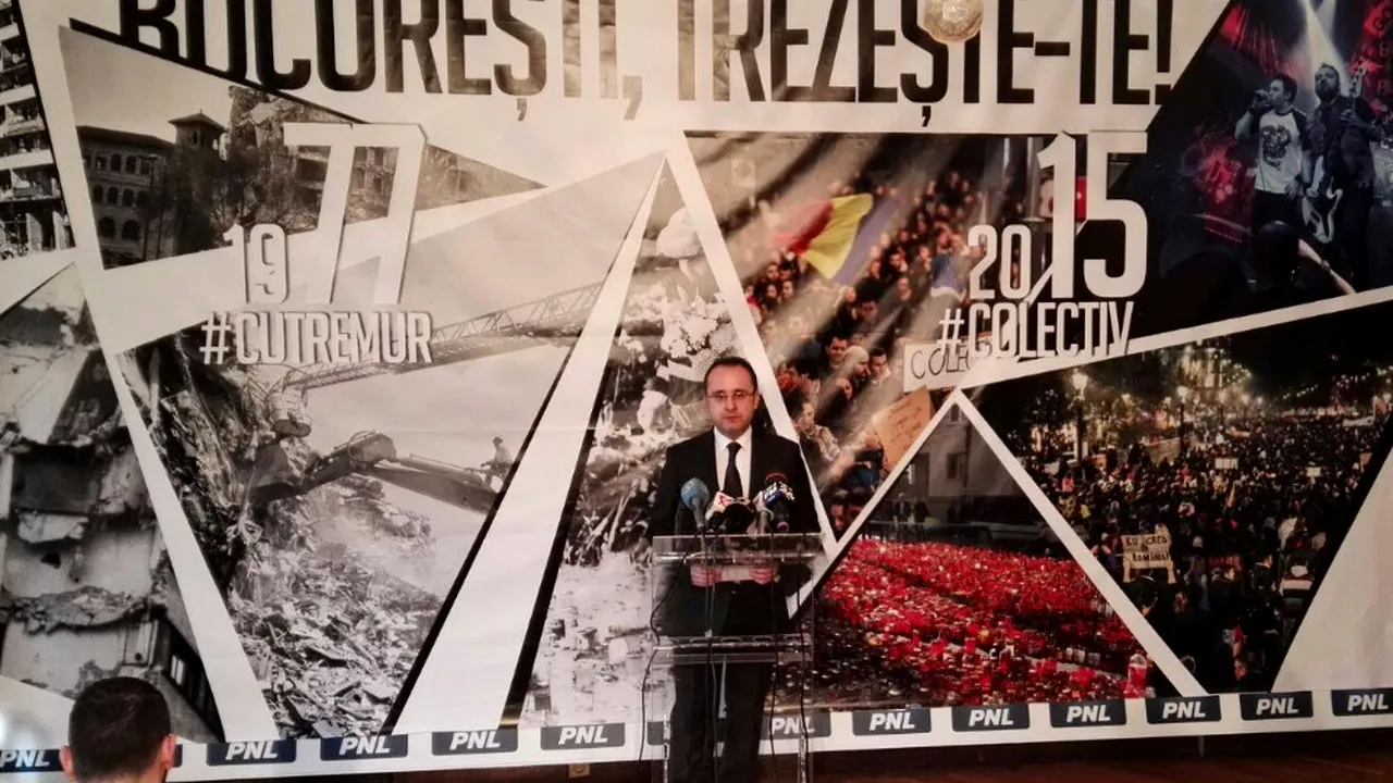 Liberalul Cristian Bușoi și-a prezentat planul electoral folosindu-se de imagini din Clubul Colectiv