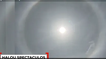 Curcubeu circular spectaculos. Ce semnificație are fenomenul observat în județul Timiș