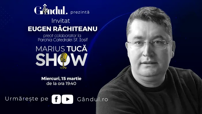 Marius Tucă Show începe miercuri, 15 martie, de la ora 20.00, LIVE pe gândul.ro