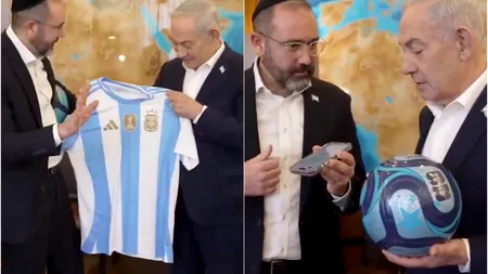 Netanyahu își declară susținerea pentru Argentina înaintea finalei Cupei Mondiale: „Nu ascund faptul că sunt fan”