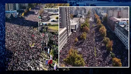 Noi proteste masive în Serbia. Studenții se revoltă. Ce a declanșat criza