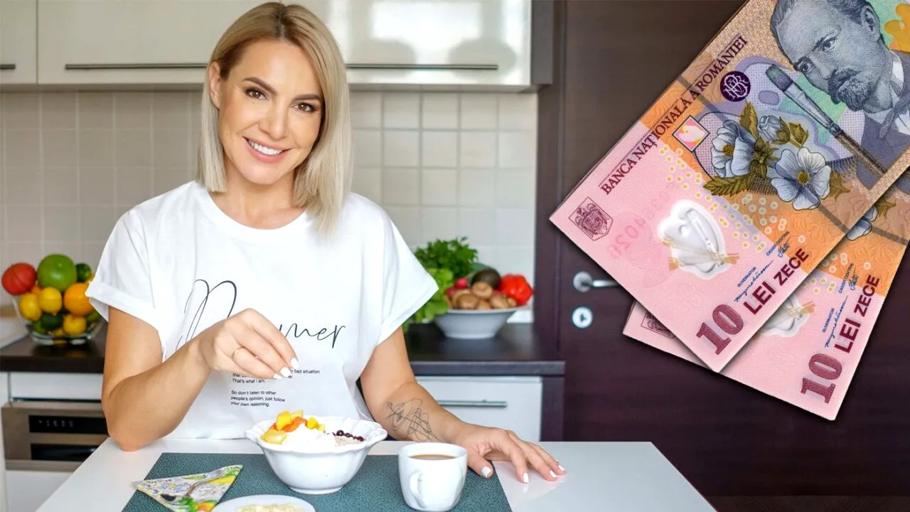 Dieta de 20 lei/zi a lui Cori Grămescu | Ce trebuie să mânânci dimineața, la prânz și seara pentru a slăbi uniform și sănătos