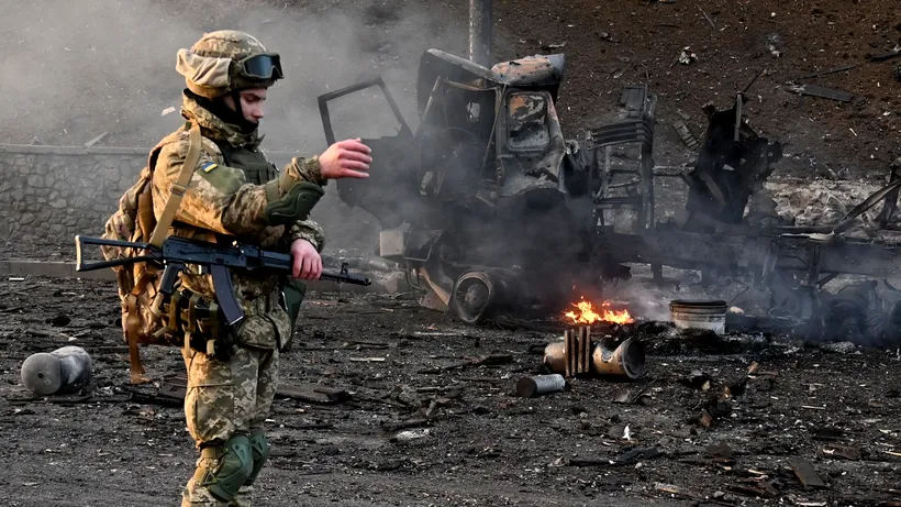 Pentagon: Ruşii au în prezent peste 50% din forţele lor de luptă comasate pe teritoriul ucrainean
