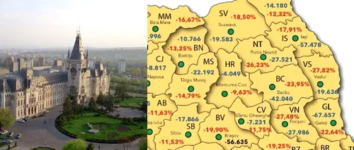 RECENSĂMÂNT 2012. Cum s-a schimbat HARTA MARILOR ORAȘE din România în ultimii 10 ani