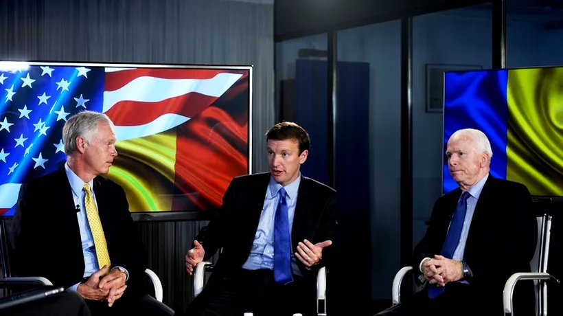 Senatorii americani John McCain, Ron Johnson și Christopher Murphy, la INTERVIURILE GÂNDUL. VIDEO integral