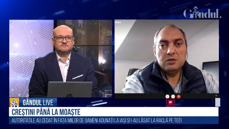 GÂNDUL LIVE. Gelu Duminică, despre scandalul de la moaștele Sfintei Parascheva: Statul laic nu a știut să își facă treaba. / De data asta, legea este pentru proști, din păcate