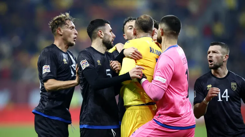 România - Kosovo 0-0, MECI de fotbal care nu s-a încheiat pe Arena Națională! Ce incident s-a întâmplat la final. FOTO