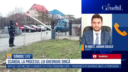 GÂNDUL LIVE. Adrian Cuculis: „Vom avea o surpriză, dacă ținem cont de probatoriul în cazul Caracal...”