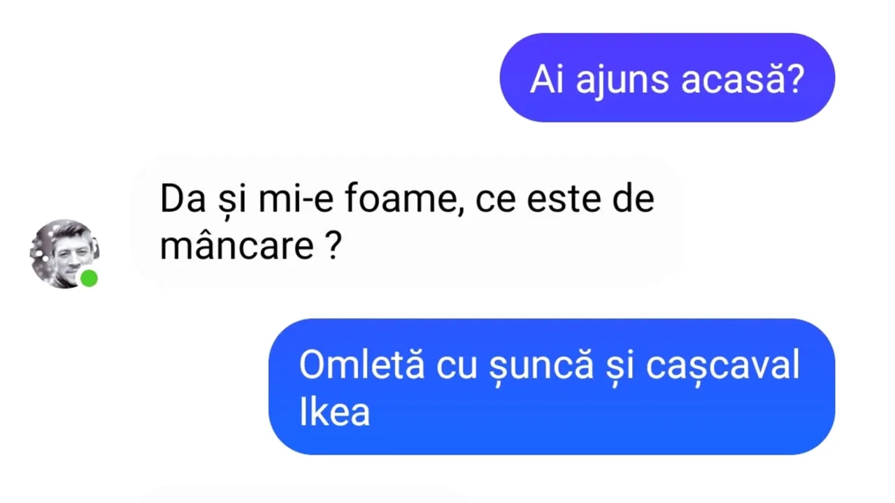 Bancul de luni | Omletă cu șuncă și cașcaval Ikea