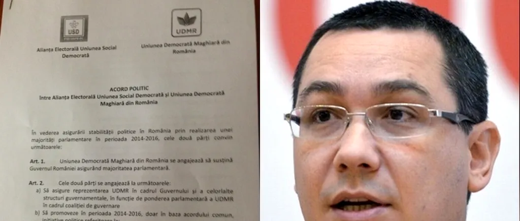 LISTA GUVERNULUI PONTA 3. Victor Ponta s-a înțeles cu Kelemen Hunor. Ce prevede acordul dintre USD și UDMR