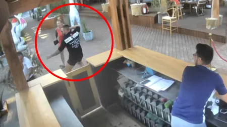 VIDEO | Interlopul SOARE a snopit în bătaie cu o macetă un bărbat de 59 de ani la terasa Azimuth de pe plaja din Năvodari. Dezvăluirile lui Cocolino