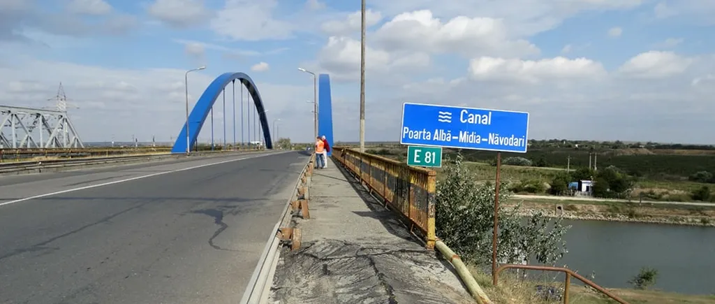 CNAIR: A fost desemnat câștigătorul contractului în baza căruia va fi reabilitat podul peste canalul Poarta Albă – Midia – Năvodari