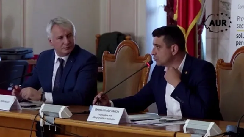 Fostul ministru PSD Eugen Teodorovici, alături de George Simion și Claudiu Târziu, la o dezbatere organizată de AUR