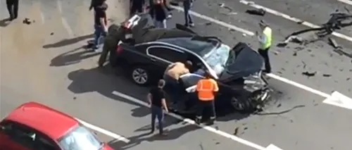 Accident GRAV cu limuzina lui Vladimir Putin: șoferul a murit pe loc