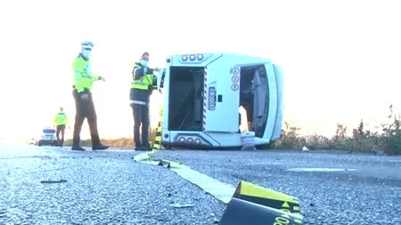 Accident îngrozitor în Ploiești: Microbuzul transporta 11 copii!