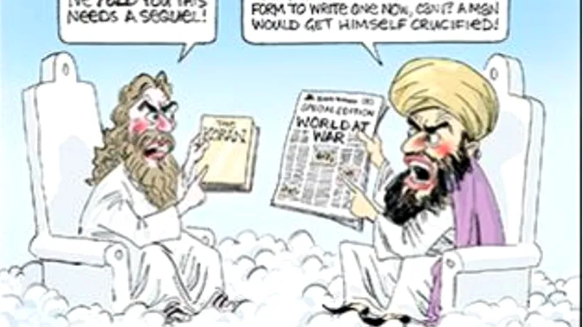 O nouă caricatură a profetului Mahomed, publicată astăzi de un ziar australian. Care este mesajul