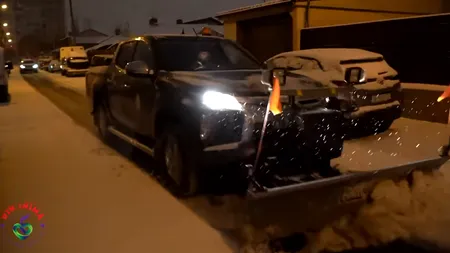 Vlad Popescu PIEDONE a ieșit să supravegheze procesul de deszăpezire în Sectorul 5: 