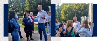 Cristian Popescu PIEDONE dorit primar și în Sectorul 2/Cetățenii l-au luat la rost pe Radu MIHAIU și au scandat NUMELE edilului de la Sectorul 5