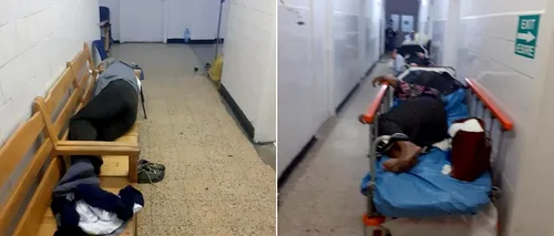 Situație dramatică la Spitalul Județean Ploiești: Totul e un focar de infecție! Gândaci sunt peste tot și pacienții cu simptome nu primesc tratament după ce dorm și 3 zile pe scaunele din holuri- FOTO/VIDEO