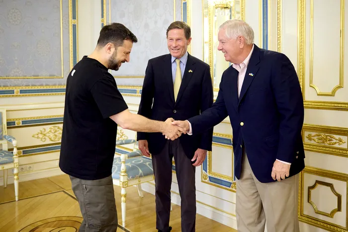Volodimir Zelenski și Lindsey Graham Foto: Profimedia