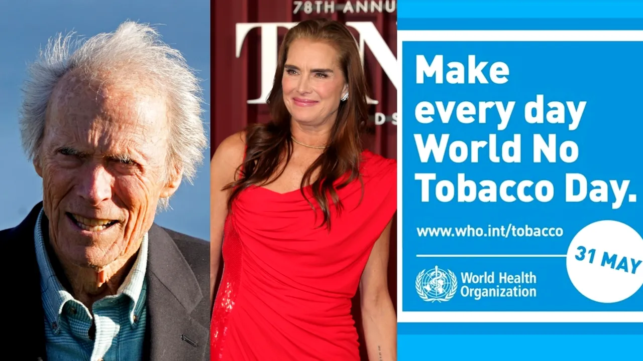31 Mai, calendarul zilei: Clint Eastwood împlinește 96 de ani, Brooke Shields 61. Ziua mondială fără tutun