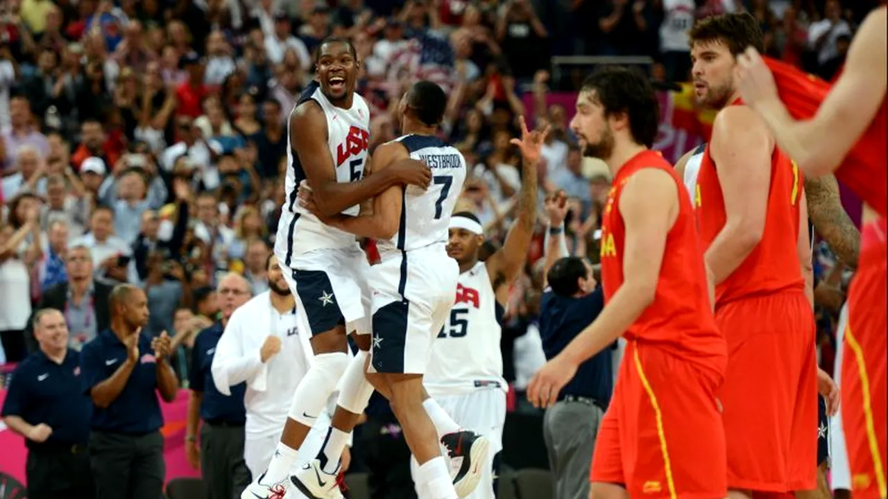 LONDRA 2012. SUA și-a păstrat titlul olimpic la baschet masculin după 107-100 cu Spania