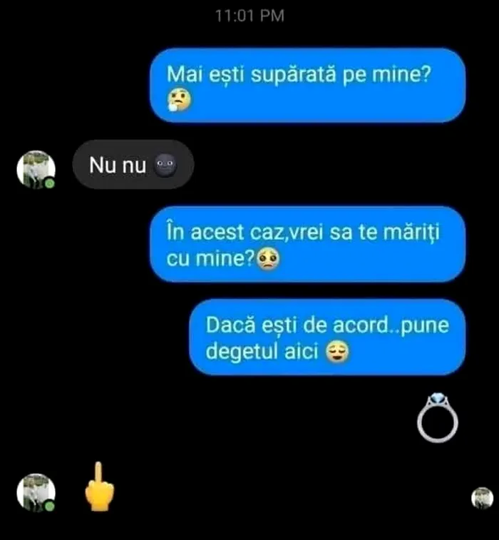 BANCUL ZILEI | „Mai ești supărată pe mine?”