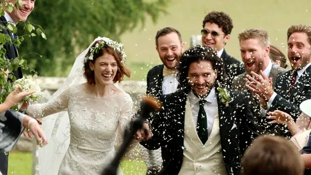 Kit Harington Rose Leslie actori Game of Thrones nunta Jon Snow Ygritte