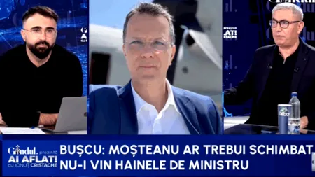 Doru Bușcu îi cere demisia ministrului Apărării după scandalul dronelor: Moșteanu nu știe ce vorbește/Are o prestație jalnică/Nu îi vin hainele de ministru